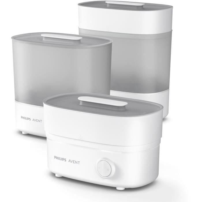 PHILIPS AVENT SCF291 / 00 Esterilizador electrónico 4 en 1 + Cesto para platos - Blanco PHILIPS AVENT SCF291 / 00 Esterilizador electrónico 4 en 1 + Cesto para platos - Blanco