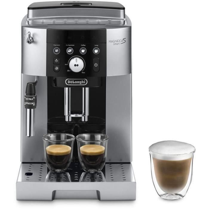 Máquina de espresso de Delonghi Shredder - Magnifica S Smart - Acero inoxidable Máquina de espresso de Delonghi Shredder - Magnifica S Smart - Acero inoxidable