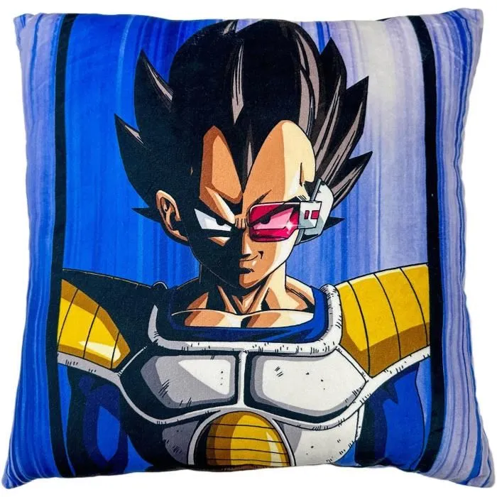 Dragon Ball Z Cojín Doble Cara Cuadrado Goku y Vegeta Microfibra 40 x 40 cm AAAWI32489 1