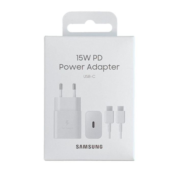 Cargador de Pared Samsung EP-T1510XWEGEU Blanco 15 W 3 Cargador de Pared Samsung EP-T1510XWEGEU Blanco 15 W 3