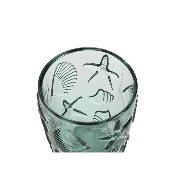Vaso Mediterraneo DKD Home Decor Turquesa 5 x 10 x 8 cm Set de 6 2 Vaso Mediterraneo DKD Home Decor Turquesa 5 x 10 x 8 cm Set de 6 2