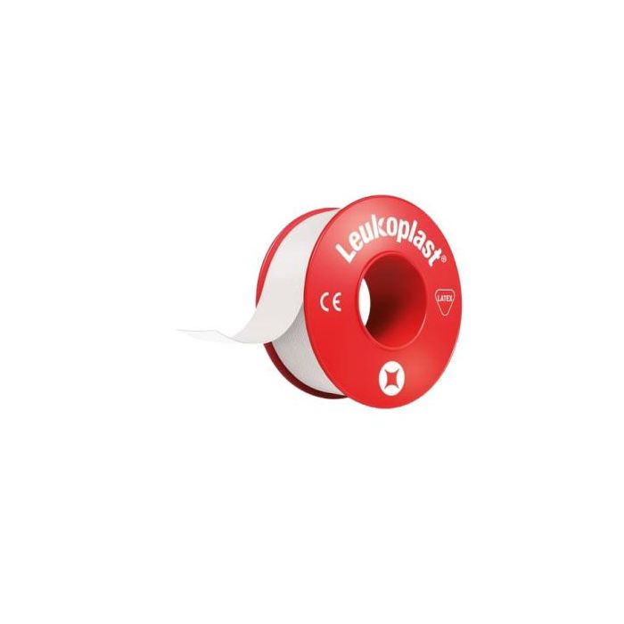 Leukoplast Esparadrapo de Tela Blanco 10 cm x 10 m, 3 Unidades