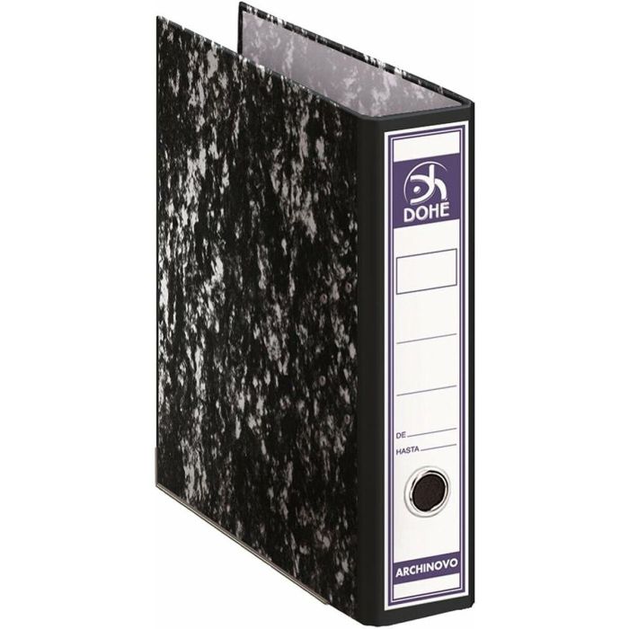 Archivador de Palanca DOHE 28,2 x 31,8 x 7,5 cm Negro (20 Unidades) 1