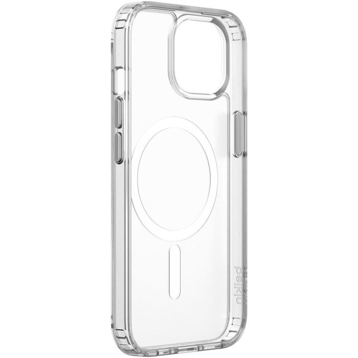 Belkin MSA019BTCL Funda protectora magnética transparente para iPhone 15, compatible con MagSafe, resistente a la luz UV y con bordes elevados 0 Belkin MSA019BTCL Funda protectora magnética transparente para iPhone 15, compatible con MagSafe, resistente a la luz UV y con bordes elevados 0