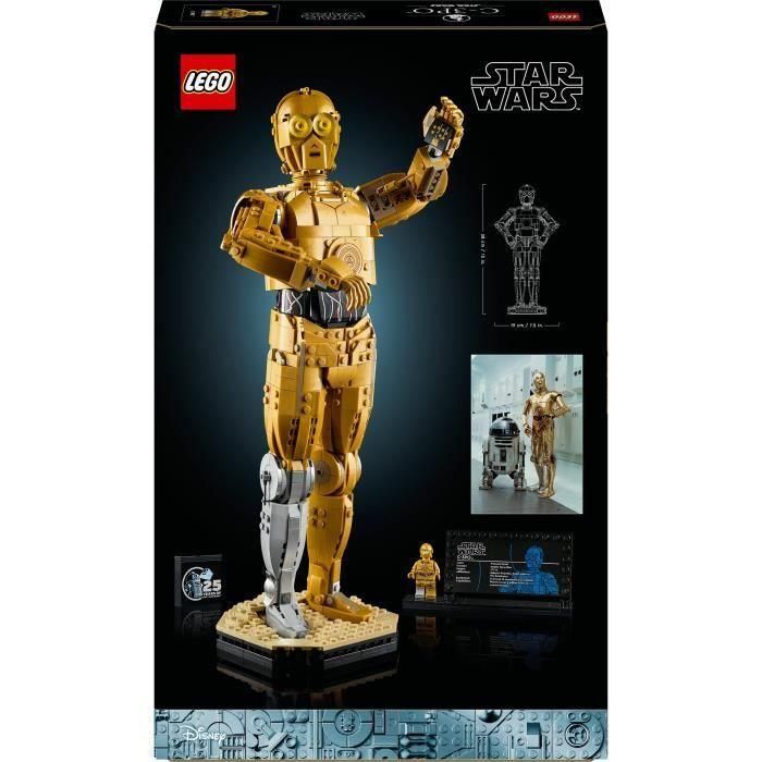 LEGO Star Wars 75398 C-3PO - Minifigura de droide para construir - Kit de modelo para adultos 5 LEGO Star Wars 75398 C-3PO - Minifigura de droide para construir - Kit de modelo para adultos 5