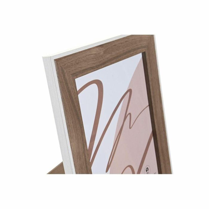 Marco de Fotos DKD Home Decor Cristal Blanco Madera MDF (27,5 x 1,5 x 32,5 cm) 2