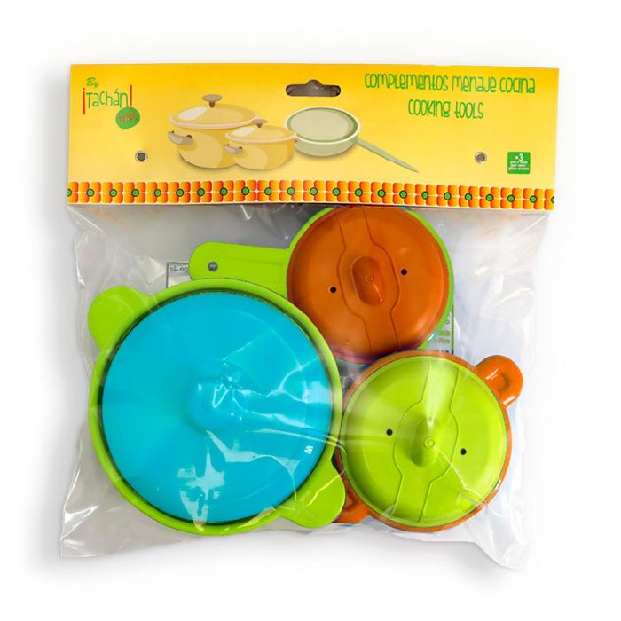 Tachan Set de Menaje de Cocina de Plástico con 3 Piezas para Niños +3 Años 1