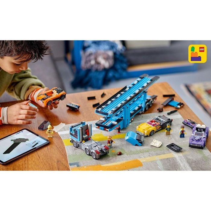 LEGO 60408 City Transporte de Coches Deportivos, 4 Vehículos para Niños 8 LEGO 60408 City Transporte de Coches Deportivos, 4 Vehículos para Niños 8