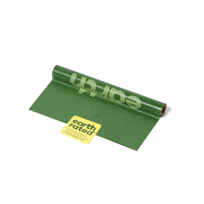 Earth Rated Bolsas para Cacas Perro 300 Unidades Sin Perfume, Eco-Friendly 65% Plástico Reciclado, Extra Resistentes y Anti Fugas