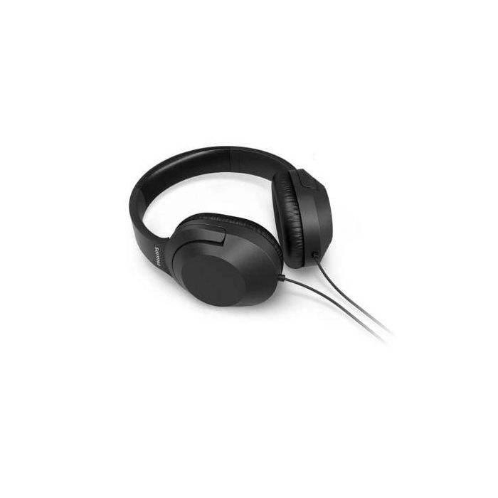Philips TAH2005BK/00 Auriculares Supraaurales con Cable Jack 3.5mm Negros - Altavoces 40mm, Aislamiento Ruido Pasivo, Diseño Cerrado 1