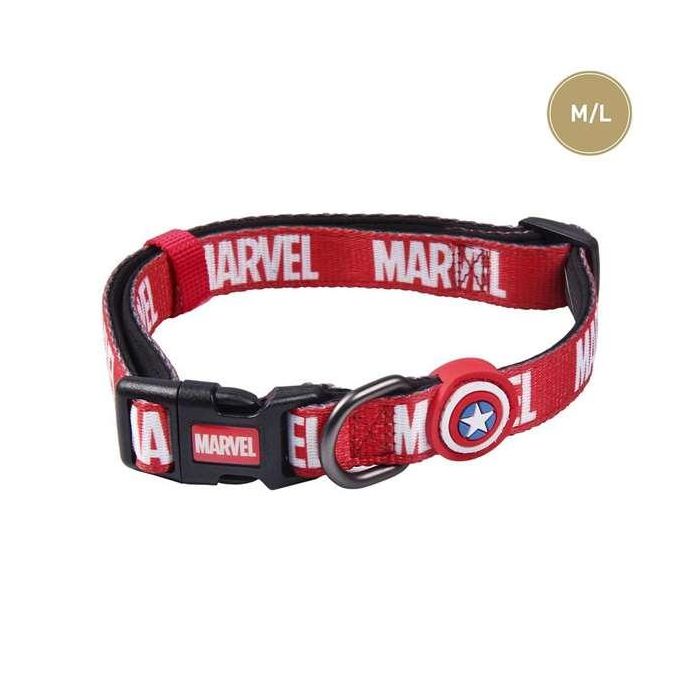 Cerdá Collar Premium Marvel para Perros Rojo Talla M-L 1 Cerdá Collar Premium Marvel para Perros Rojo Talla M-L 1
