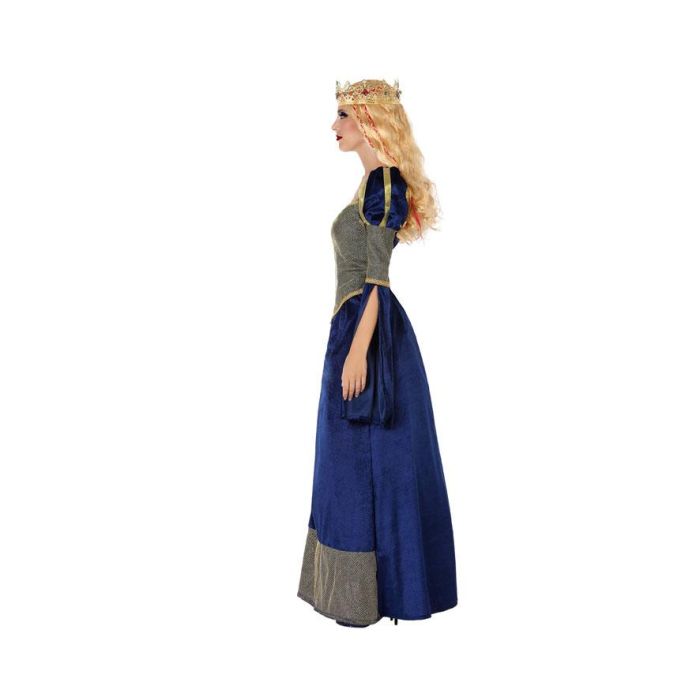 Disfraz Dama Medieval Mujer Adulto Azul Real XS-S 1 Disfraz Dama Medieval Mujer Adulto Azul Real XS-S 1