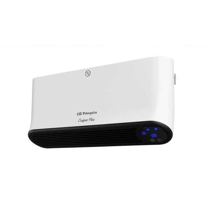 Orbegozo SP 6200 Calefactor Split de Pared 1000W-2000W, 2 Niveles de Potencia, Mando a Distancia, Programable, Detección Ventanas Abiertas