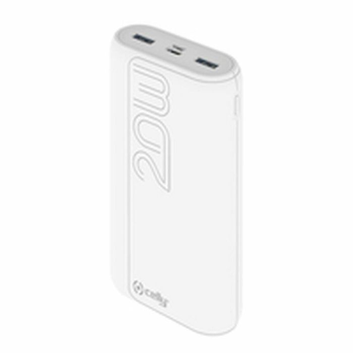 Powerbank Celly PBPD20000EVOWH Blanco 1