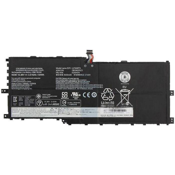 Lenovo Rechargeable Lithium-Ion battery pack, 54Wh capacity, compatible with select Lenovo IdeaPad notebooks. Lenovo Rechargeable Lithium-Ion battery pack, 54Wh capacity, compatible with select Lenovo IdeaPad notebooks.
