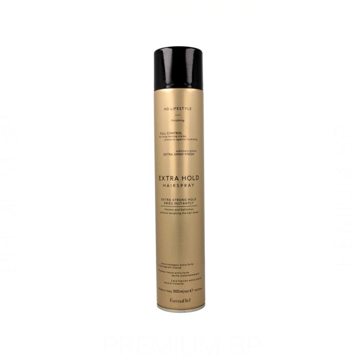 Farmavita HD Lifestyle Laca Fijación Extra Fuerte 500ml - Control y Volumen para el Cabello sin Residuos