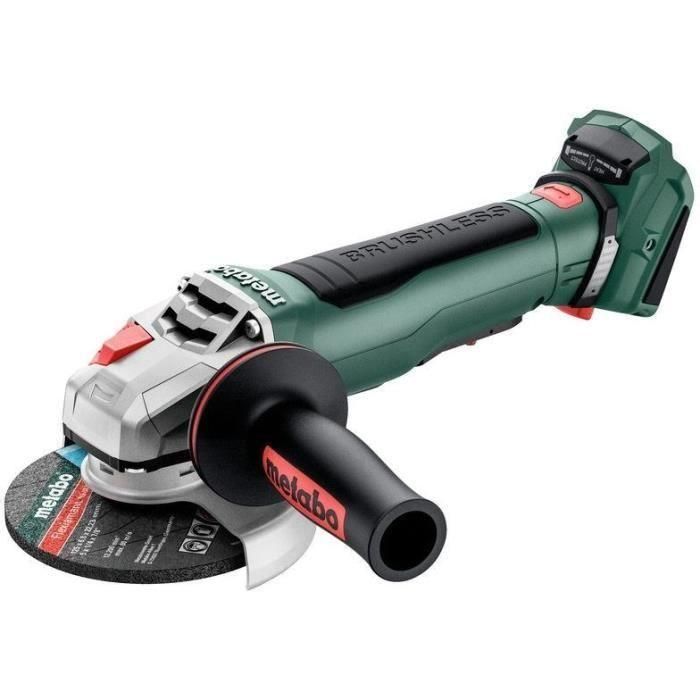 Amoladora angular a batería - METABO - WPB 18 LT BL 11-125 Quick - 18 V - MetaBOX 165 L Amoladora angular a batería - METABO - WPB 18 LT BL 11-125 Quick - 18 V - MetaBOX 165 L