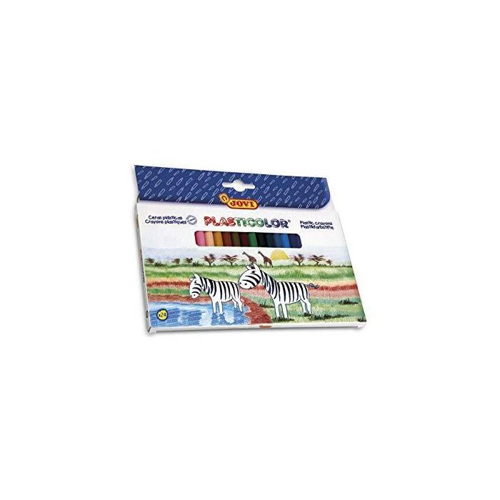 Jovi Ceras Plasticolor 117 mm Colores Surtidos Estuche 24 Ud