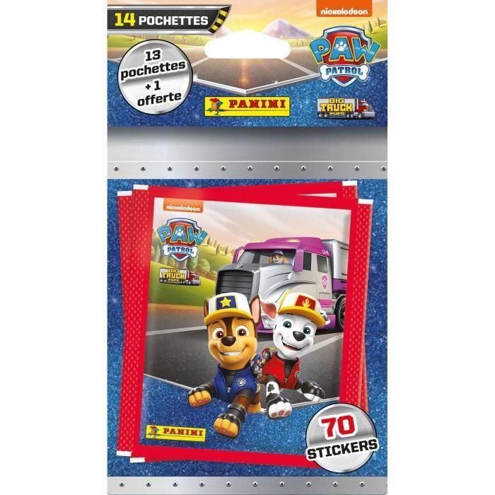 Tarjetas coleccionables - PANINI - La Patrulla Canina la película - 70 pegatinas - Infantil - Mixtas