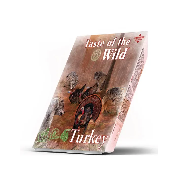 Taste of the Wild Alimento para Perros Adultos Sabor Pavo y Pato con Fruta, Caja de 7 Tarrinas de 390 gr