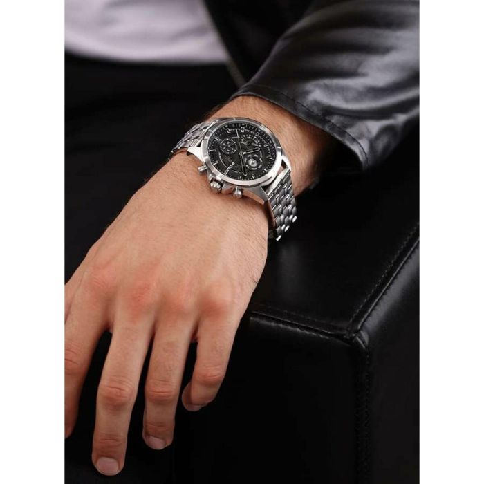 Reloj Hombre Police PEWJK0004605 Negro Plateado 1 Reloj Hombre Police PEWJK0004605 Negro Plateado 1
