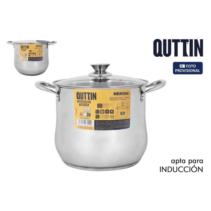 Olla 26Cm(12L) Acero Ind. C/T "New Neron (4 Unidades) 0 Olla 26Cm(12L) Acero Ind. C/T "New Neron (4 Unidades) 0