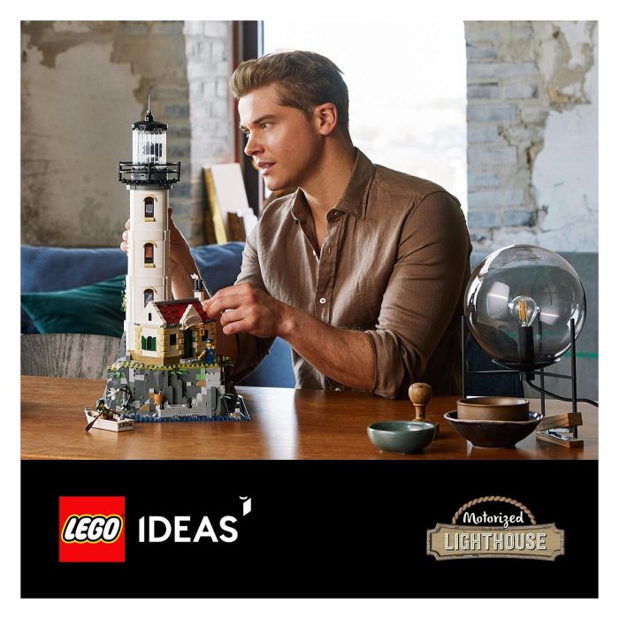 LEGO Ideas 21335 Motorisierter Leuchtturm (Faro Motorizado) - Juego de Construcción 2065 Piezas para Adultos