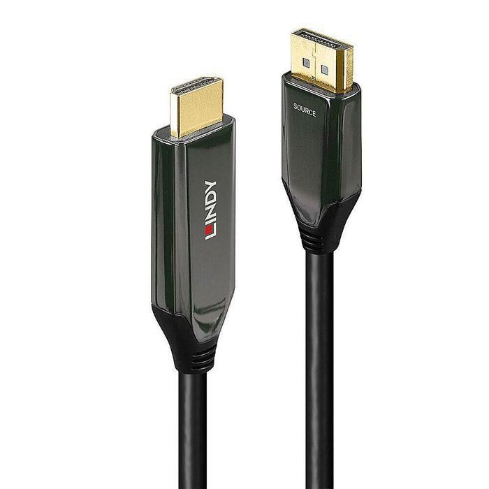 Lindy 1m Active DisplayPort 1.4 to HDMI 8K60 Cable Lindy 1m Active DisplayPort 1.4 to HDMI 8K60 Cable