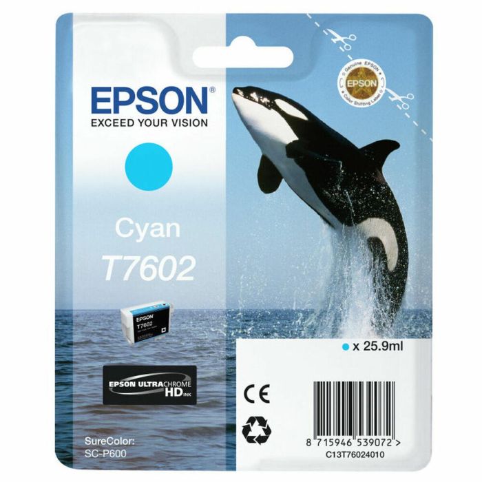 Cartucho de Tinta Original Epson C13T76024010 Cian