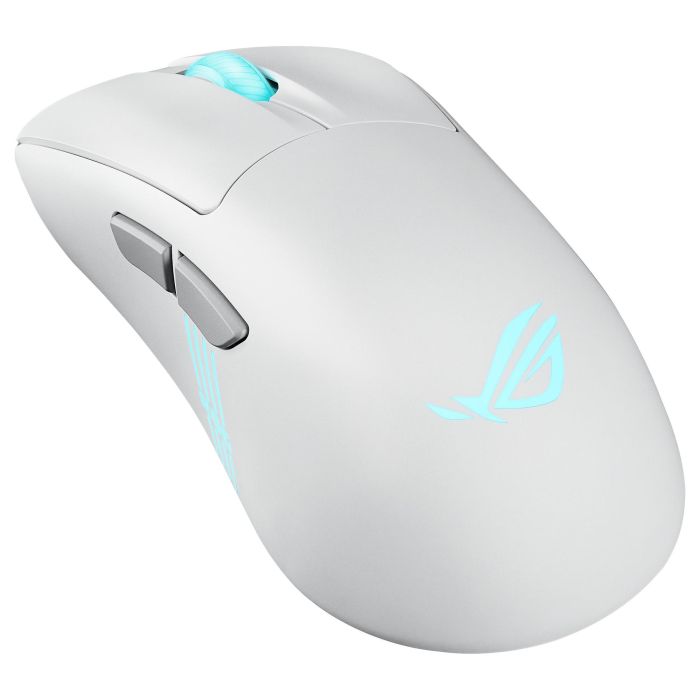 Asus ROG Keris II Origin WHT Ratón Gaming Mano Derecha RF Wireless + Bluetooth + USB Óptico 42000 DPI Blanco 90MP04A0-BMUA10