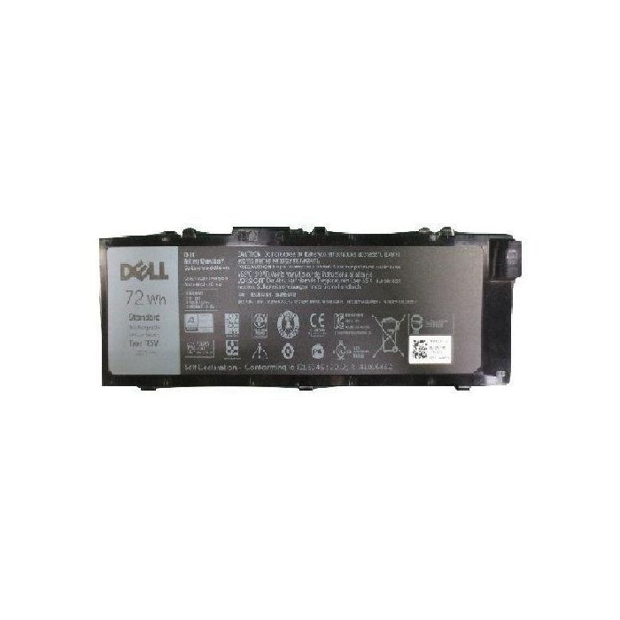 Dell Batería Primaria de Iones de Litio 72WHr 6 Celdas para Portátiles Precision 15 (7510/7520) y Precision 17 (7710)