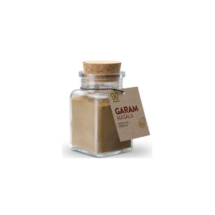 NATURCID Garam Masala Mezcla de Especias Ecológicas 65g para Carnes, Pescados y Guisos (Cilantro, Comino, Canela)