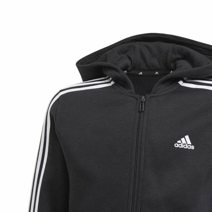 Sudadera con Capucha Niña Adidas Essentials Negro 2
