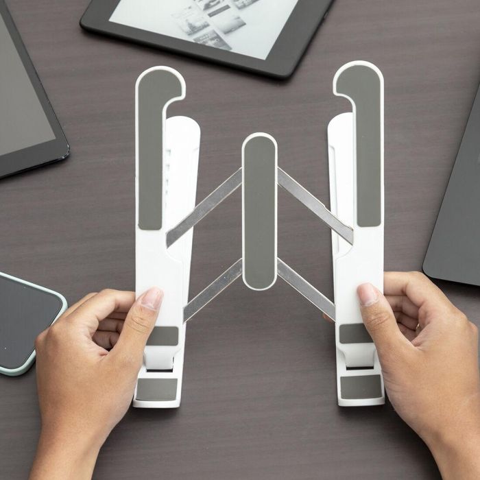 Soporte Plegable y Regulable para Portátil Flappot InnovaGoods 15 Soporte Plegable y Regulable para Portátil Flappot InnovaGoods 15