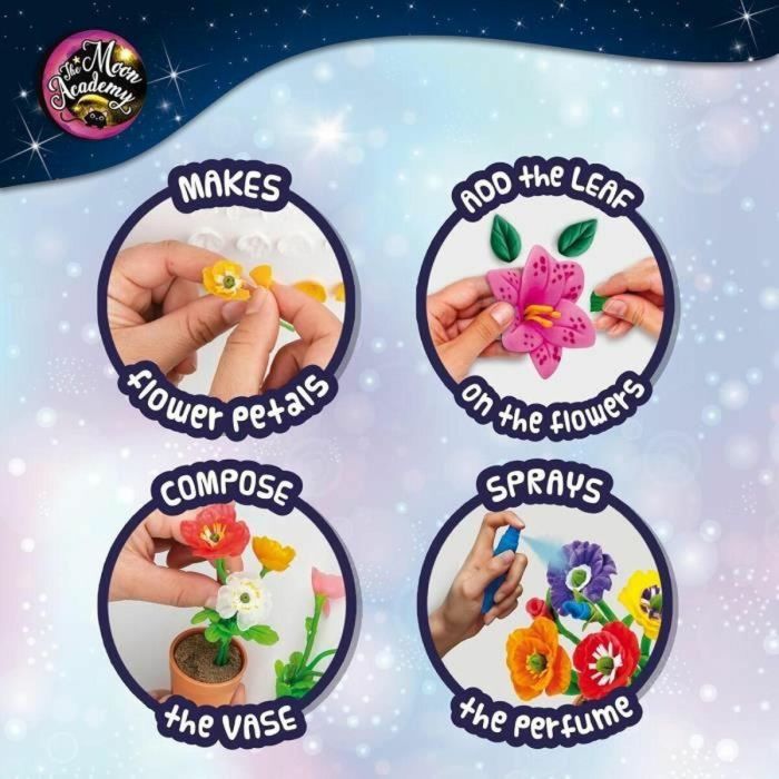THE MOON ACADEMY LIS8008324111473 Ramo de Flores - Kit de Ocio Creativo con Composición Innovadora, Accesorios Incluidos 2