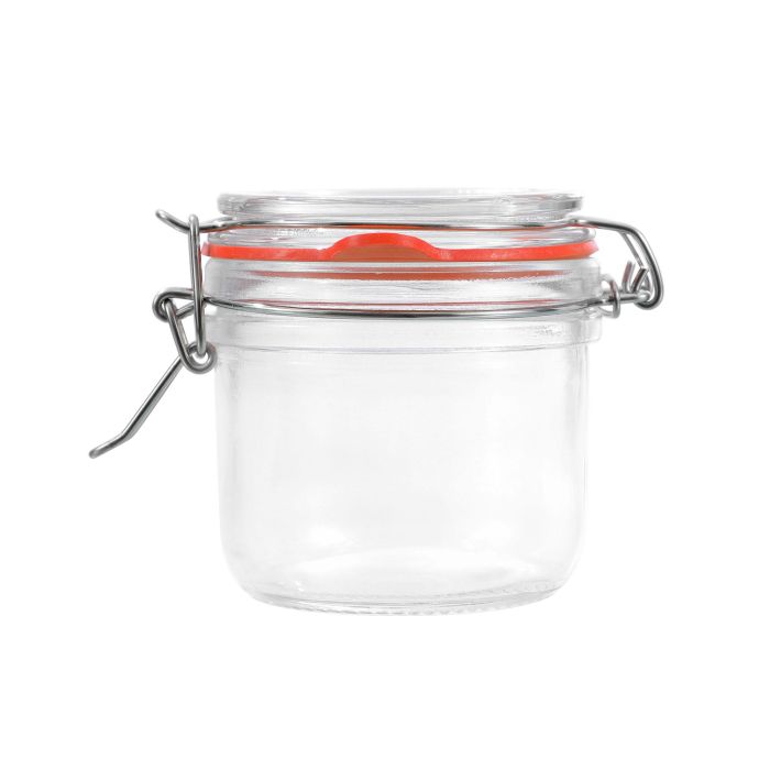 Tarro Hermético de Vidrio con Cierre Clip 180 ml - La Mediterranea (36 Unidades) 12 Tarro Hermético de Vidrio con Cierre Clip 180 ml - La Mediterranea (36 Unidades) 12