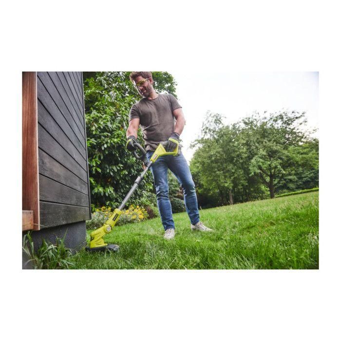Recortadora / enderezadora de bordes - RYOBI - Corte Ø 25-30 cm - Cable Ø 1 x 1,6 mm - 1 batería de 18 V 5 Ah y 1 cargador de 2A 3 Recortadora / enderezadora de bordes - RYOBI - Corte Ø 25-30 cm - Cable Ø 1 x 1,6 mm - 1 batería de 18 V 5 Ah y 1 cargador de 2A 3