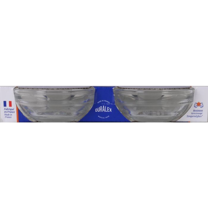 Duralex Set 4 Bols Apilables Lys Transparente Rojo, Ø6 cm/3,5 cl (24 Cajas) 1