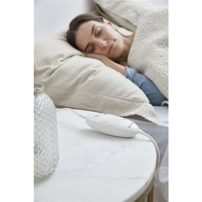 Beurer TS-23 Calientacamas Eléctrico Individual de Forro Polar con 3 Niveles de Temperatura y Protección Contra Sobrecalentamiento 6