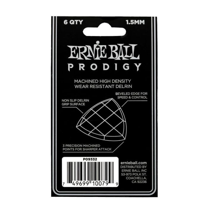 Bolsa De Púas Prodigy Negra Reuleax Large 1,5 Mm - 6 Unidades 2 Bolsa De Púas Prodigy Negra Reuleax Large 1,5 Mm - 6 Unidades 2