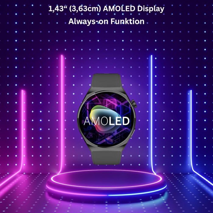 Smartwatch beafon WATCH 401 43 mm 1,43" Negro Plateado 7