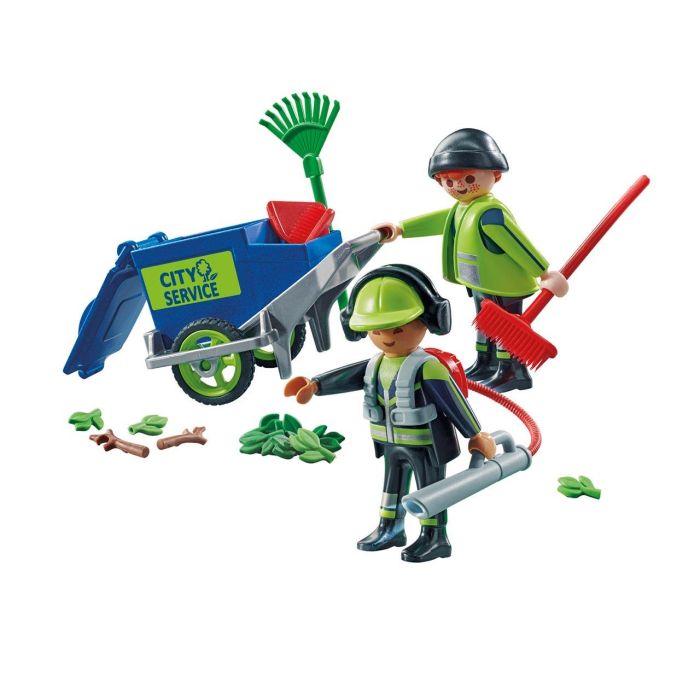 Playmobil Equipo De Limpieza Urbana 71434 1