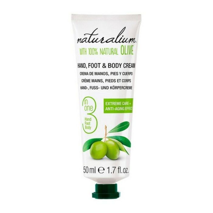 Crema Corporal Hidratante Oliva 100% Naturalium 3