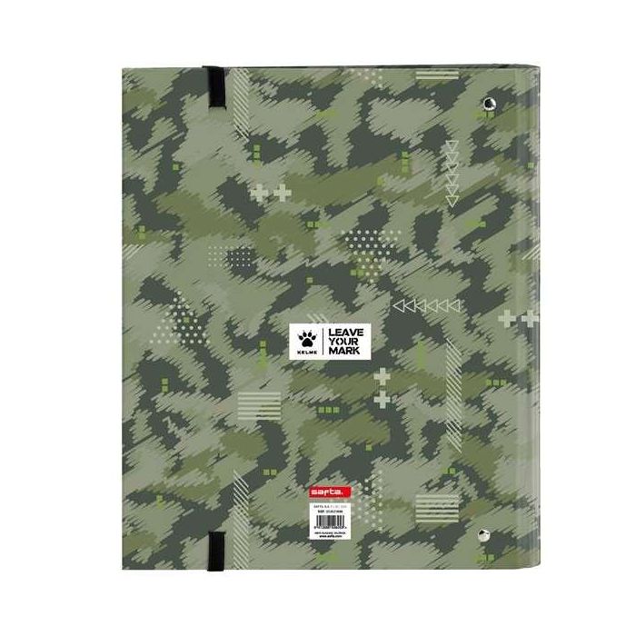 Carpeta de anillas Kelme Travel Negro Verde 27 x 32 x 3.5 cm 1 Carpeta de anillas Kelme Travel Negro Verde 27 x 32 x 3.5 cm 1