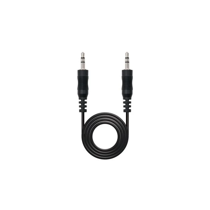 Nano Cable 10.24.0103 Cable Audio Estéreo Jack 3.5 Macho a Jack 3.5 Macho 3m Negro