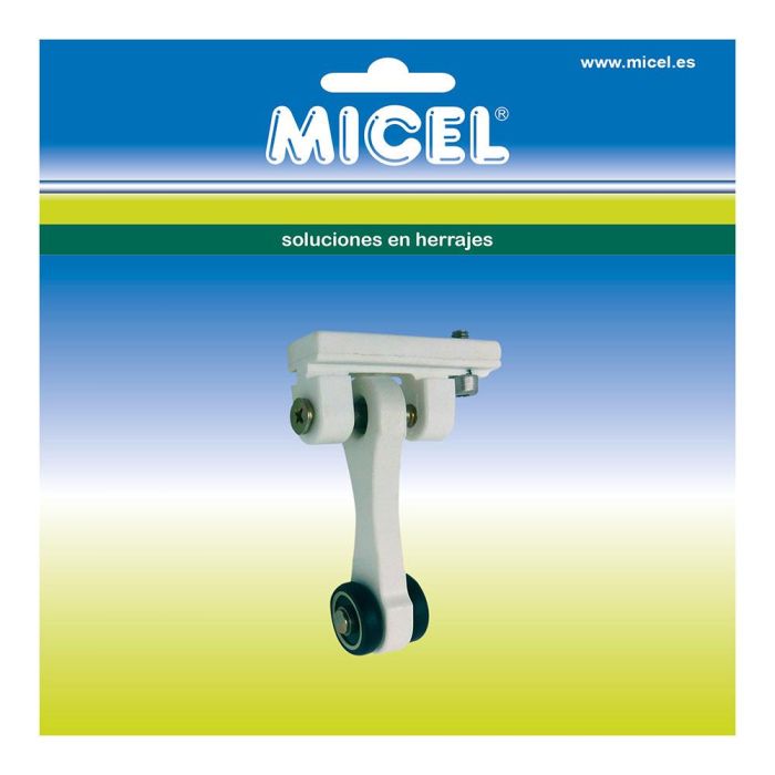 Micel Polea Corredera para Pérgola TLD21 92585 60mm Nylon Blanco para Deslizamiento de Lona con Rodamientos 65x18,50x90mm 1