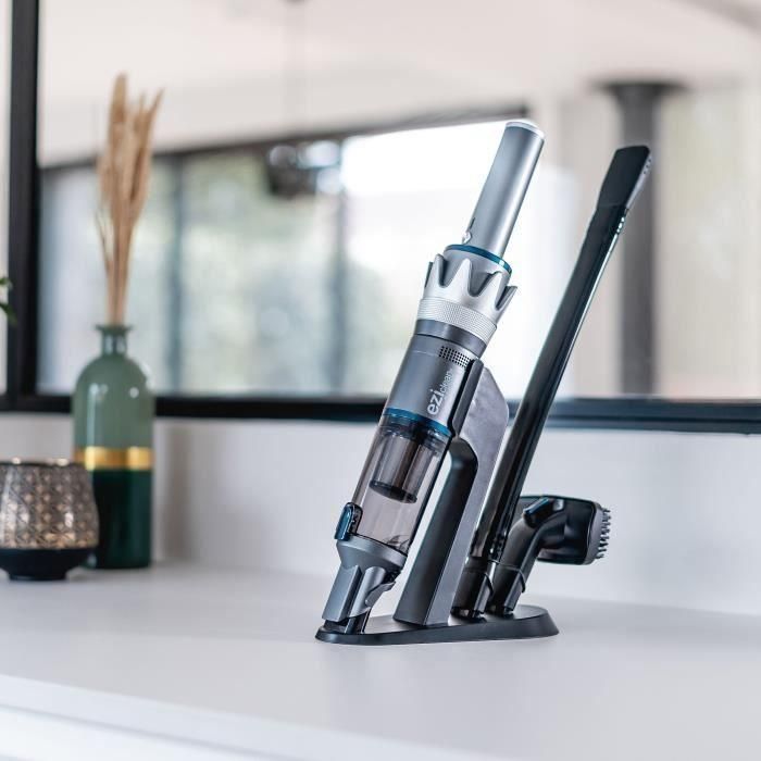 EZIclean Blaster F130 Aspirador de Mano, 22 min autonomía, 120 W, 14 Kpa, 72 dB, 2200 mAh, Base de Carga, Accesorios 3 EZIclean Blaster F130 Aspirador de Mano, 22 min autonomía, 120 W, 14 Kpa, 72 dB, 2200 mAh, Base de Carga, Accesorios 3