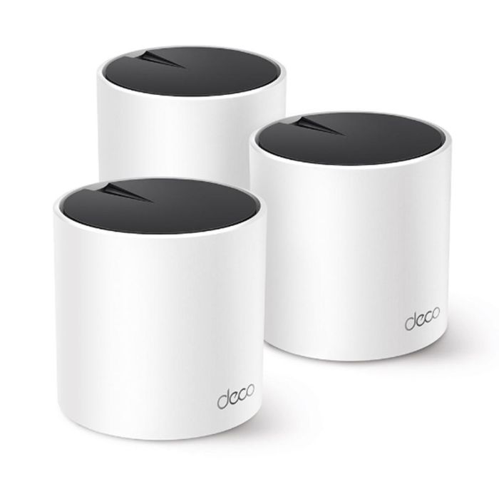 TP-Link DECO X55 (3-Pack) Doble banda (2,4 GHz / 5 GHz) Wi-Fi 6 (802.11ax) Blanco Interno TP-Link DECO X55 (3-Pack) Doble banda (2,4 GHz / 5 GHz) Wi-Fi 6 (802.11ax) Blanco Interno