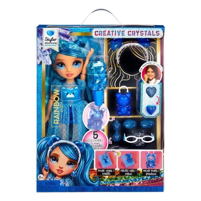 Muñeca Rainbow High Creative Crystals - Skyler 121374 Mga 5