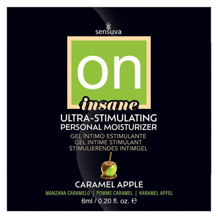 Lubricante Sensuva Manzana Caramelo 6 ml